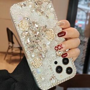 Beautiful embellished iPhone 12pro max case so pretty
